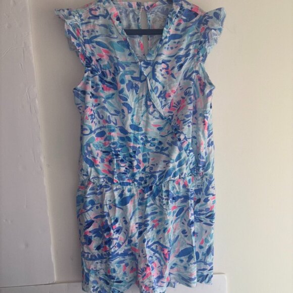 Lilly Pulitzer One Piece Girls Romper XL - Picture 1 of 8